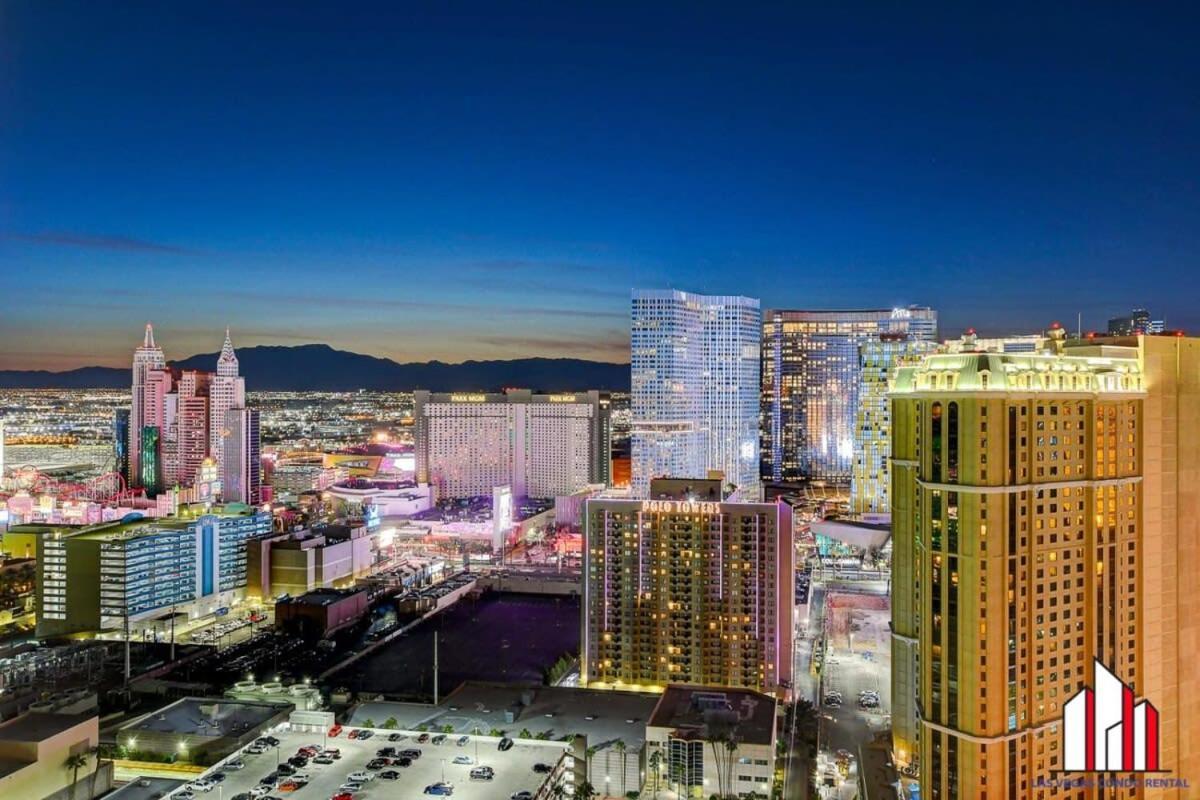 Mgm Signature-33-709 F1 Track & Strip View Balcony Las Vegas Eksteriør billede